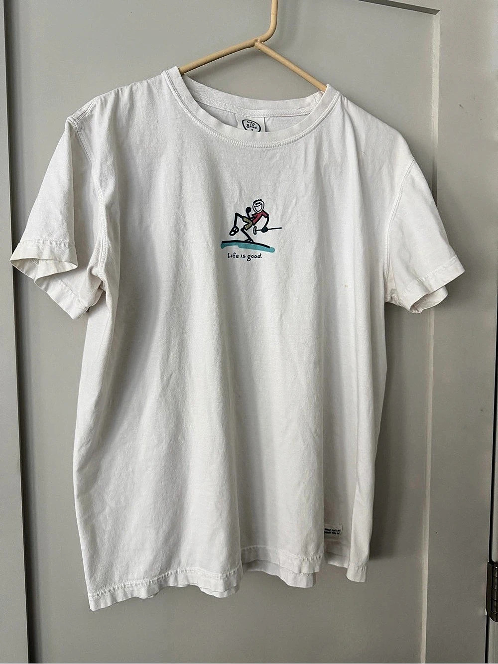 Life is Good Women’s Golf Graphic Short Sleeve Tee White Large
